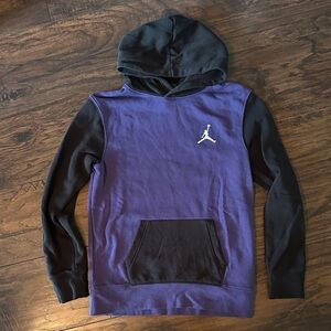 Jordan Youth Hoodie - Black and Purple